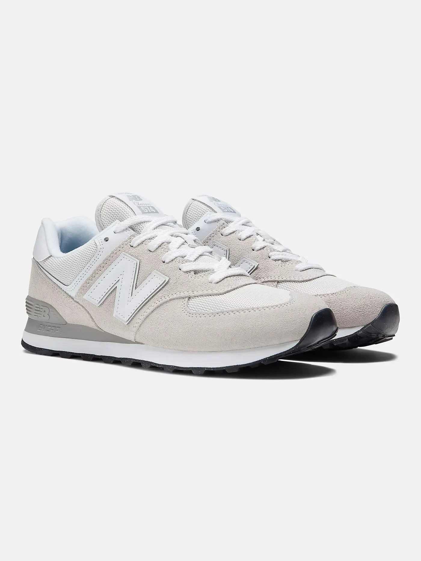 574 Nimbus Cloud/White Shoes