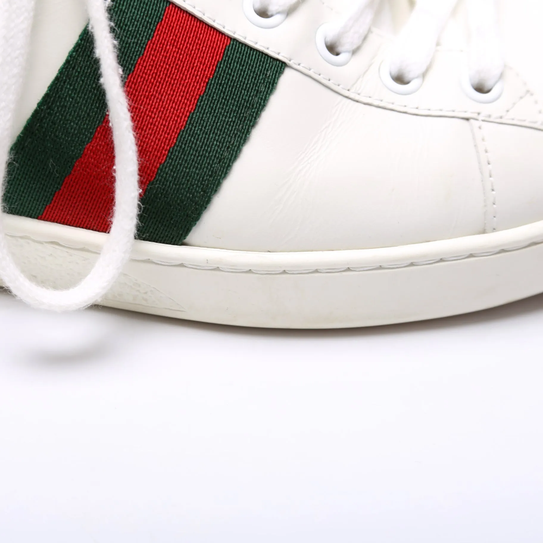 Ace Web Leather Sneakers Size 38.5