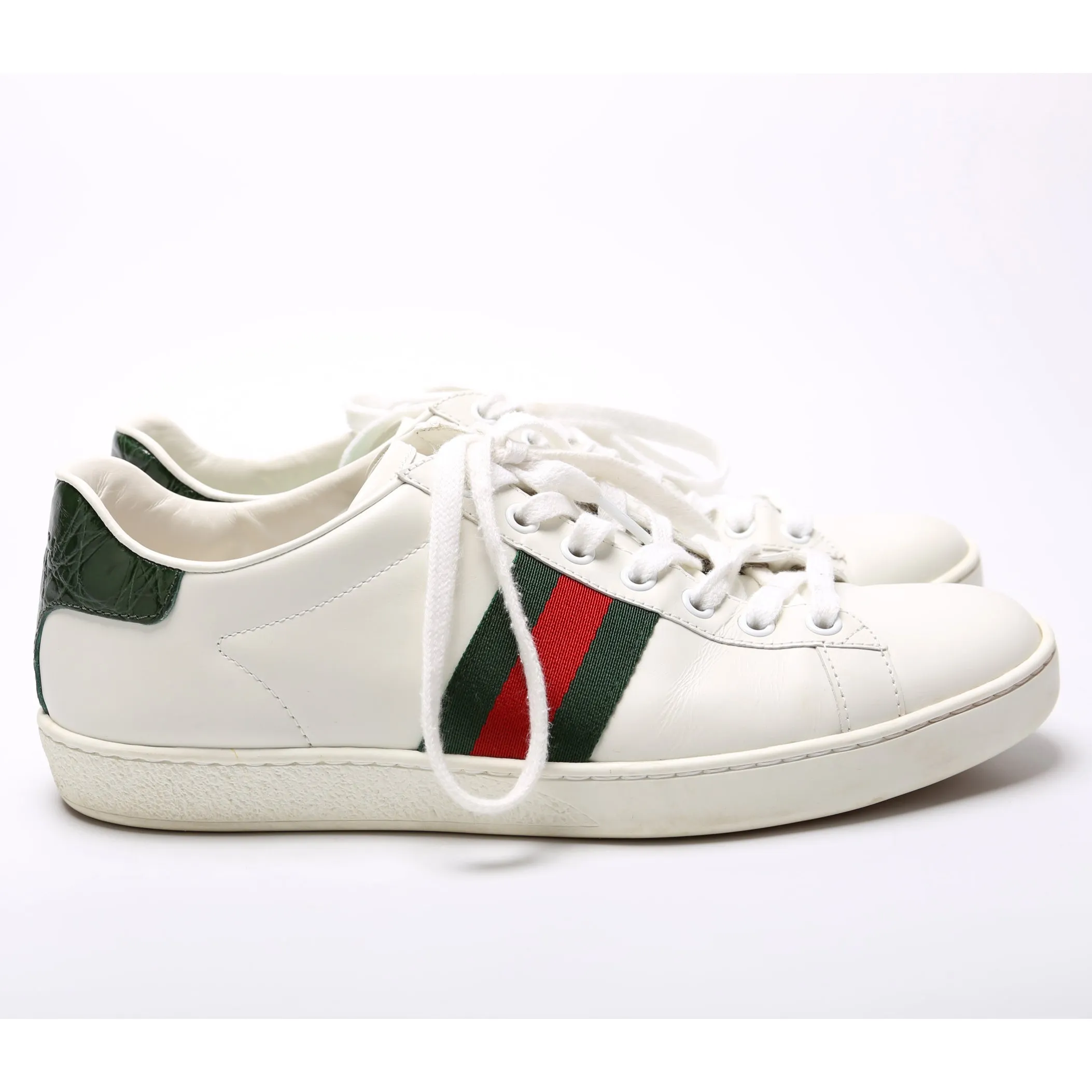 Ace Web Leather Sneakers Size 38.5