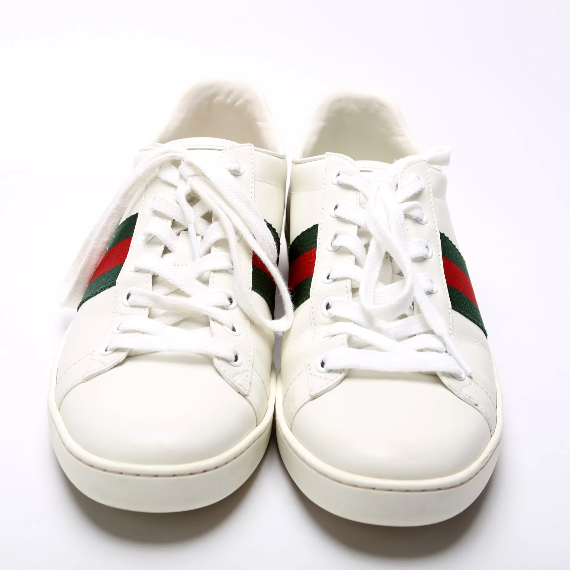 Ace Web Leather Sneakers Size 38.5