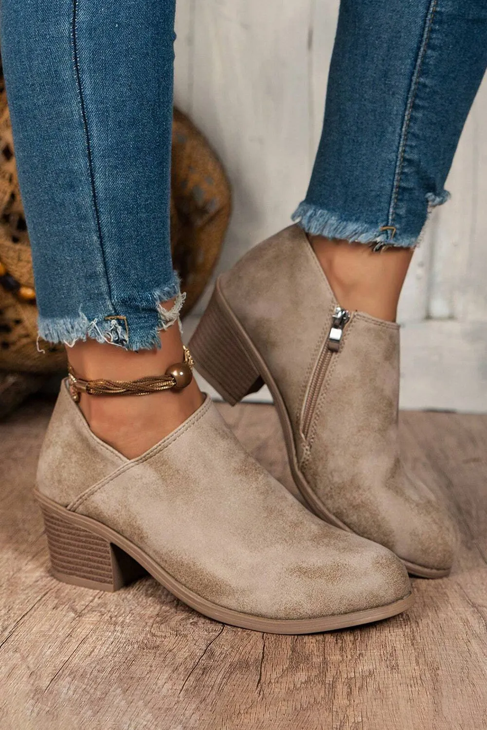 Addison Suede Booties - 3 Colors