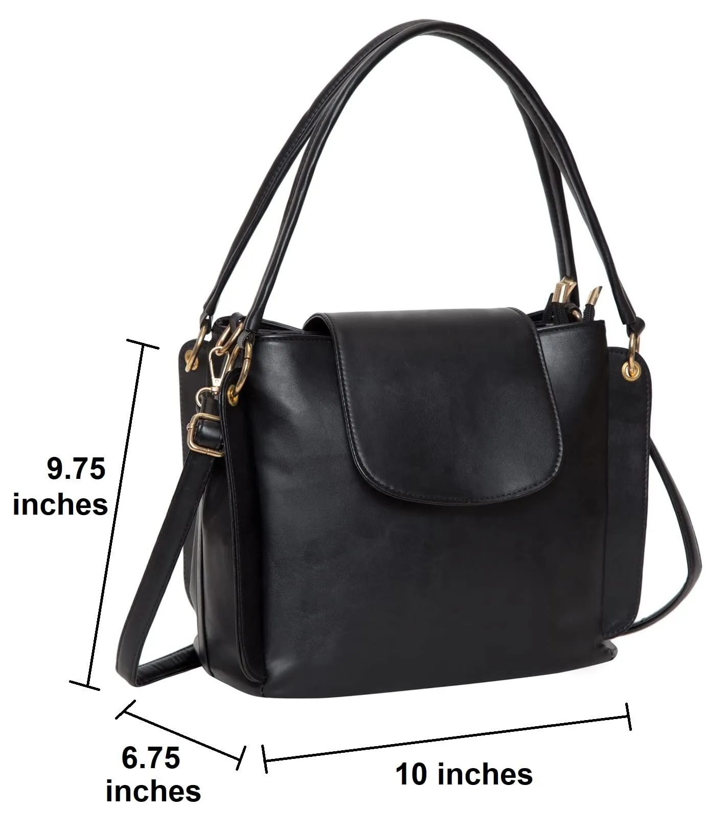 ADISA Women's Handbag (Black)