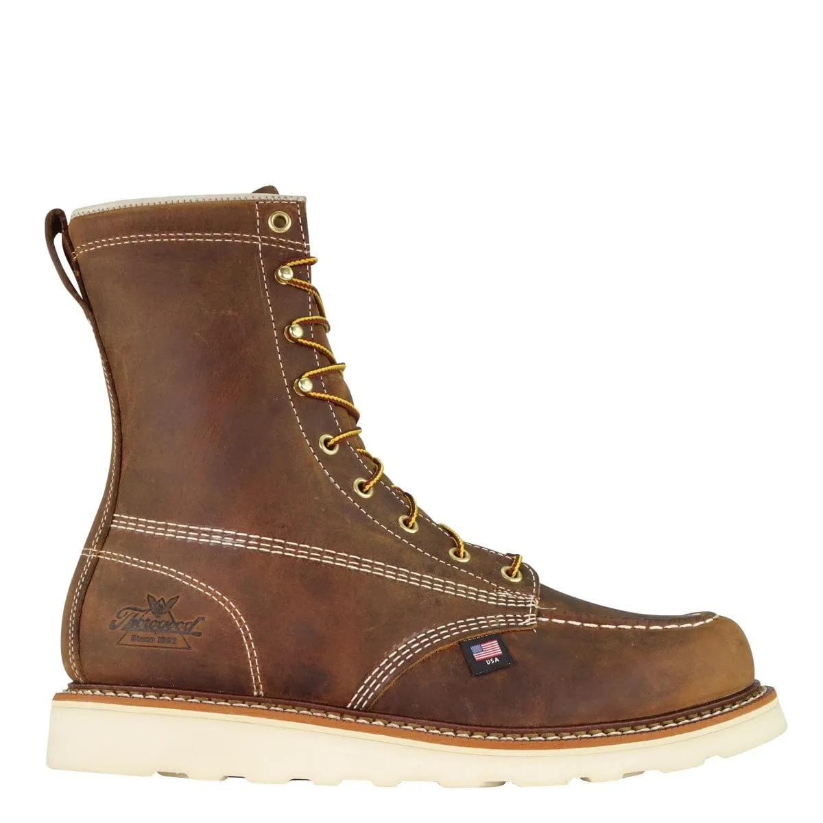 American Heritage - 8” Crazyhorse Moc Toe - MAXWear Wedge