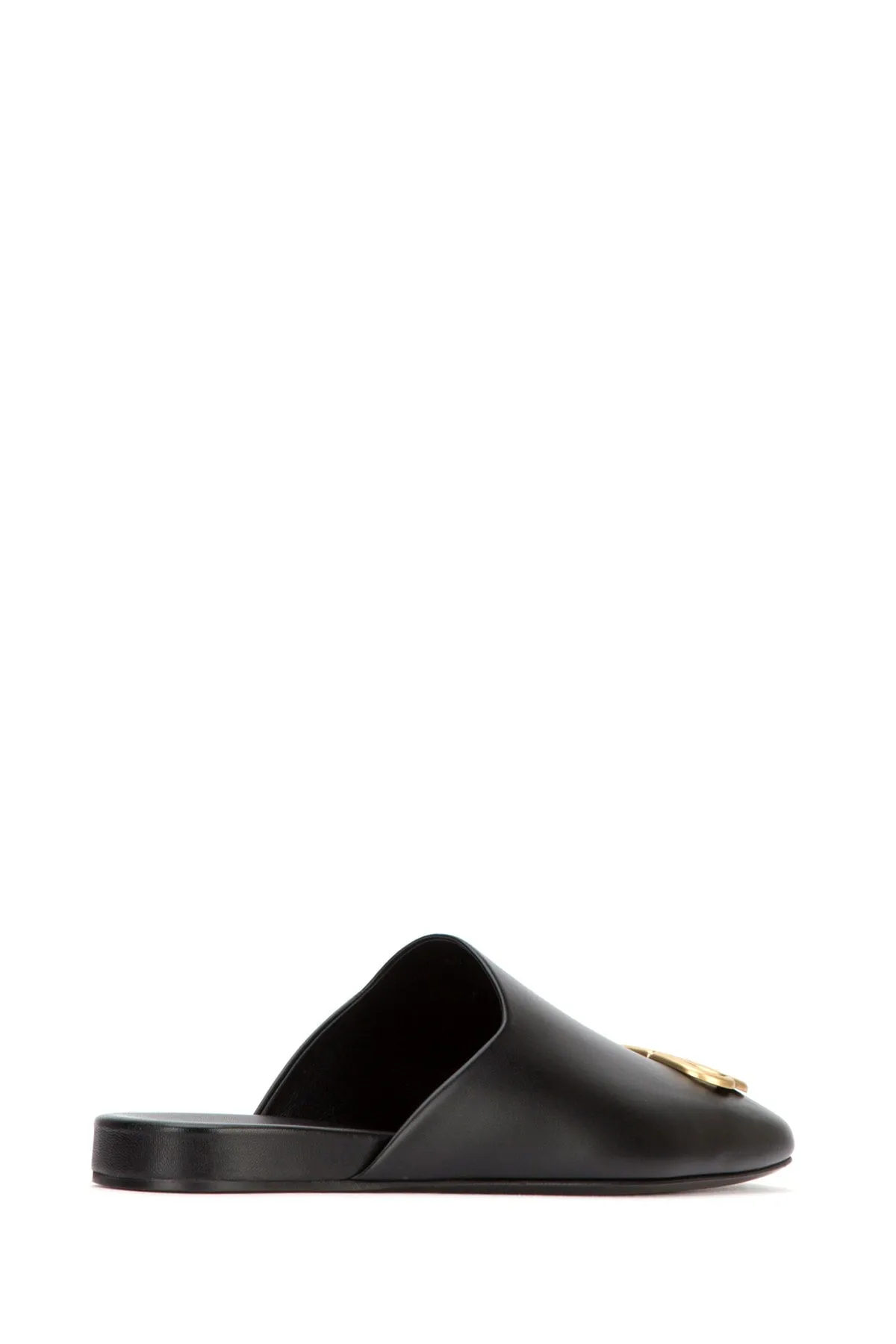 Balenciaga Cosy Logo Plaque Mules