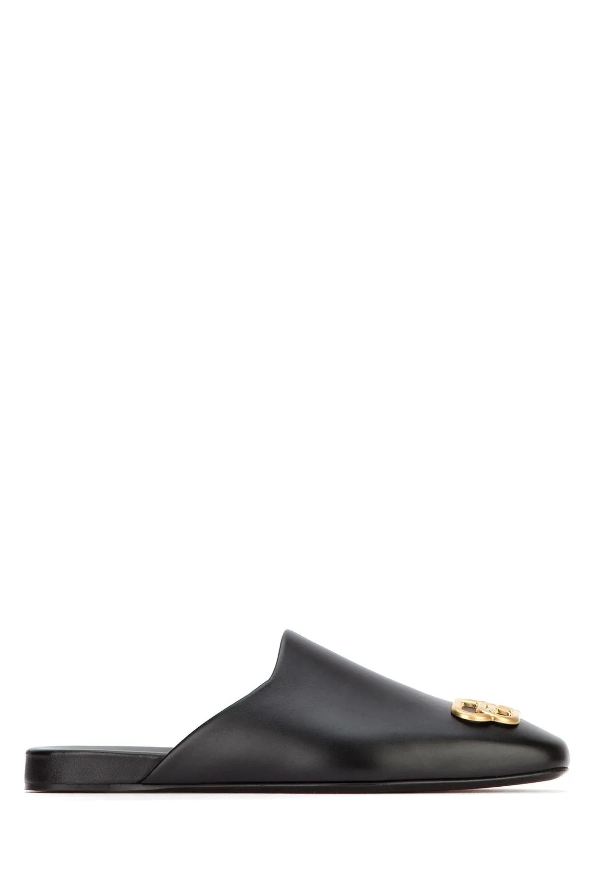 Balenciaga Cosy Logo Plaque Mules