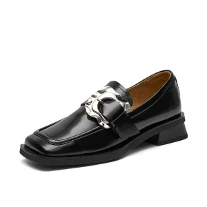BeauToday Square-toe Loafers for Women