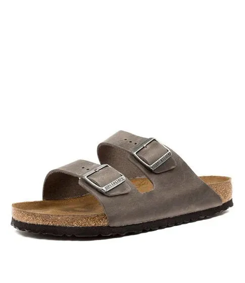 Birkenstock Arizona SFB Iron Oiled Leather Narrow