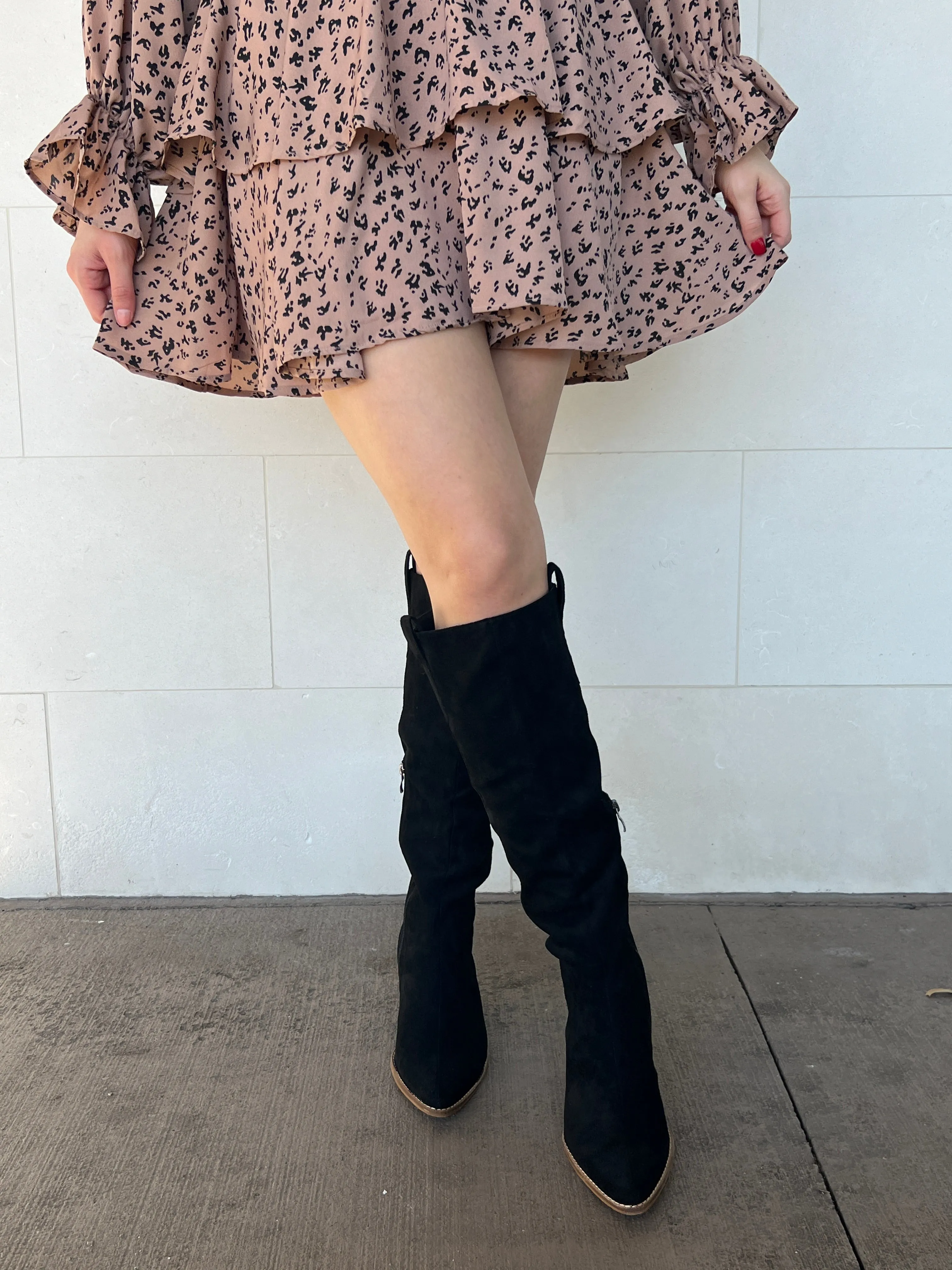 Birkin Suede Tall Boots