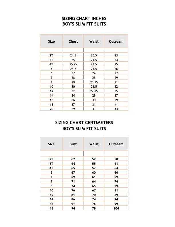 Boy's Slim Fit Single Breasted 5 Pieces Suit  Ring Bearer, Communion
