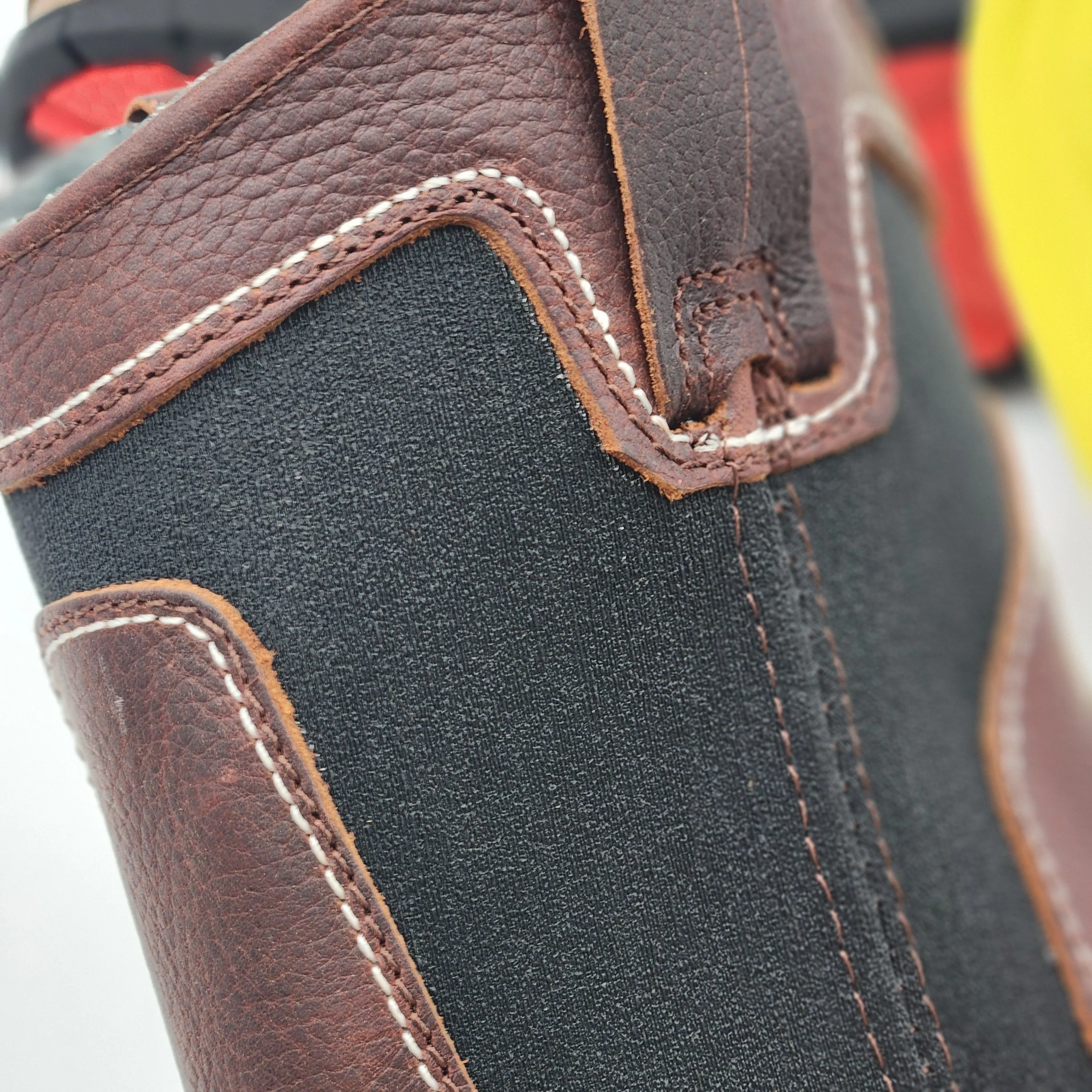 BRONCO 10" SOFT TOE PULL ON SHOCK ABSORBING BROWN GRASSO MEN LEATHER WORK BOOT