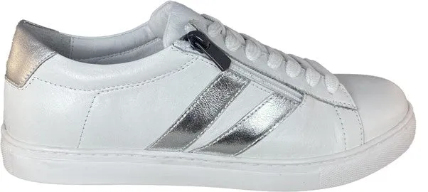 Cabello Ultimate White Silver Sneaker