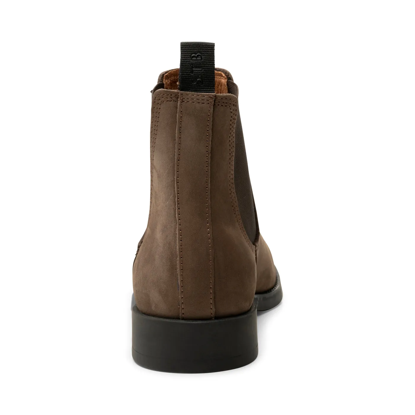 Charles chelsea boot leather - DARK BROWN
