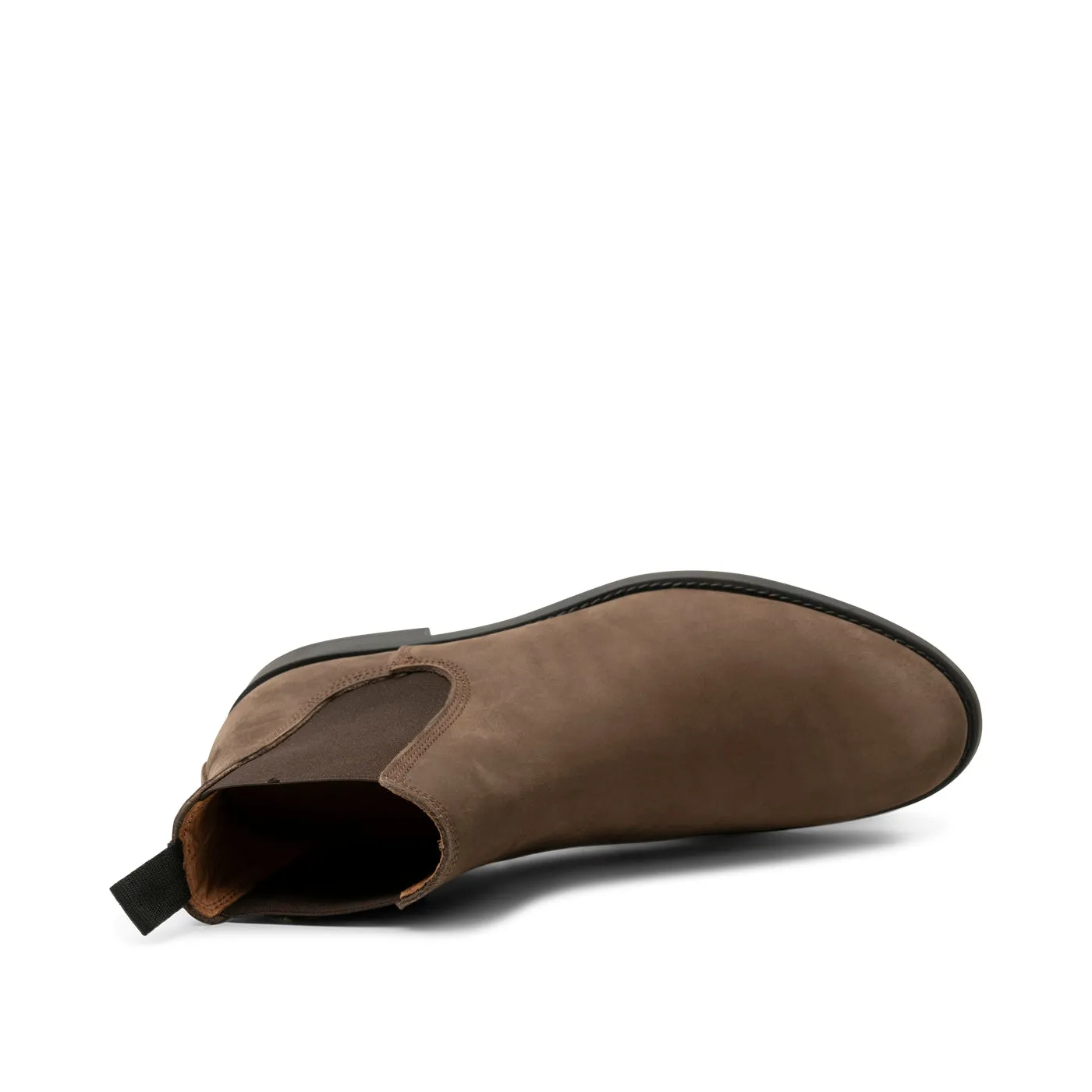 Charles chelsea boot leather - DARK BROWN