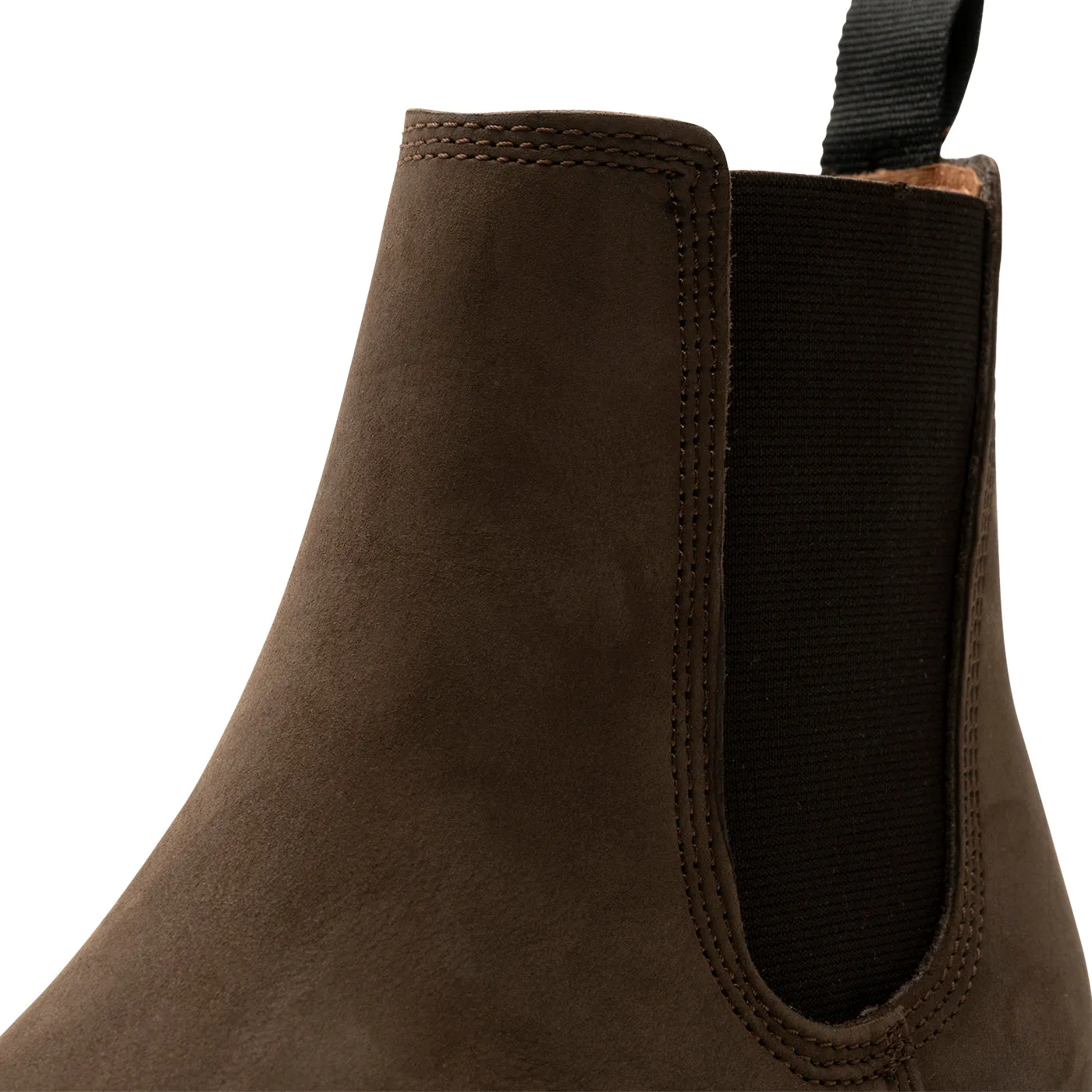 Charles chelsea boot leather - DARK BROWN