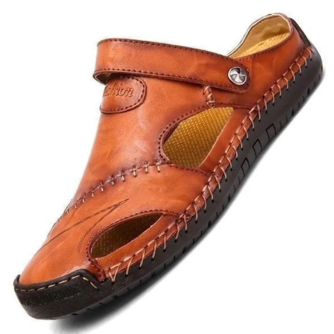 Chris | Orthopedic Leather Sandals