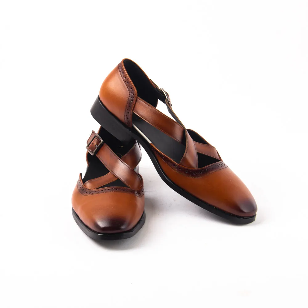 Classic Peshawari Sandals - Tan