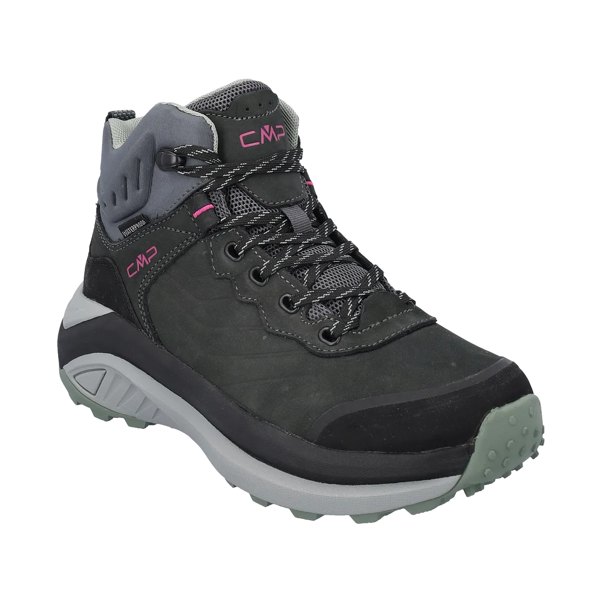 CMP Women's Juukat Hiking Waterproof Mid Trail Boots (Anthracite)