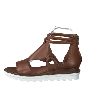Cognac Sandal Miami Toscano