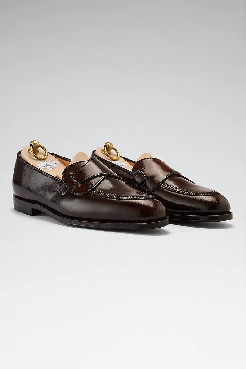 Cordovan Leather Butterfly Loafers
