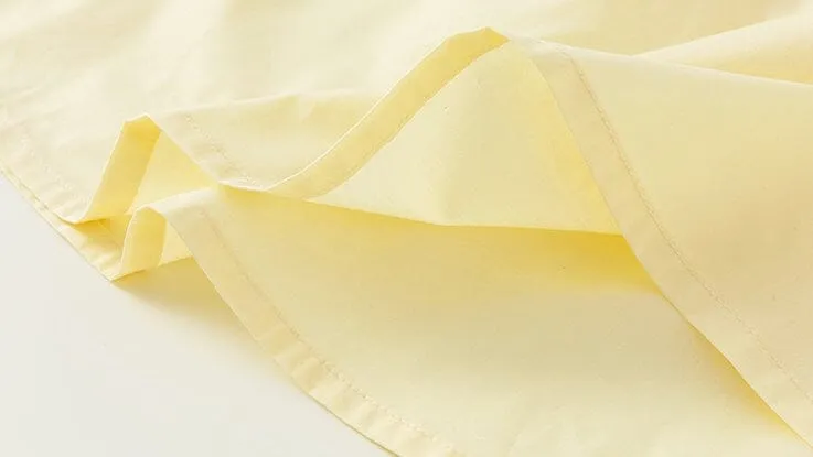Cream Colorblock A Line Dress