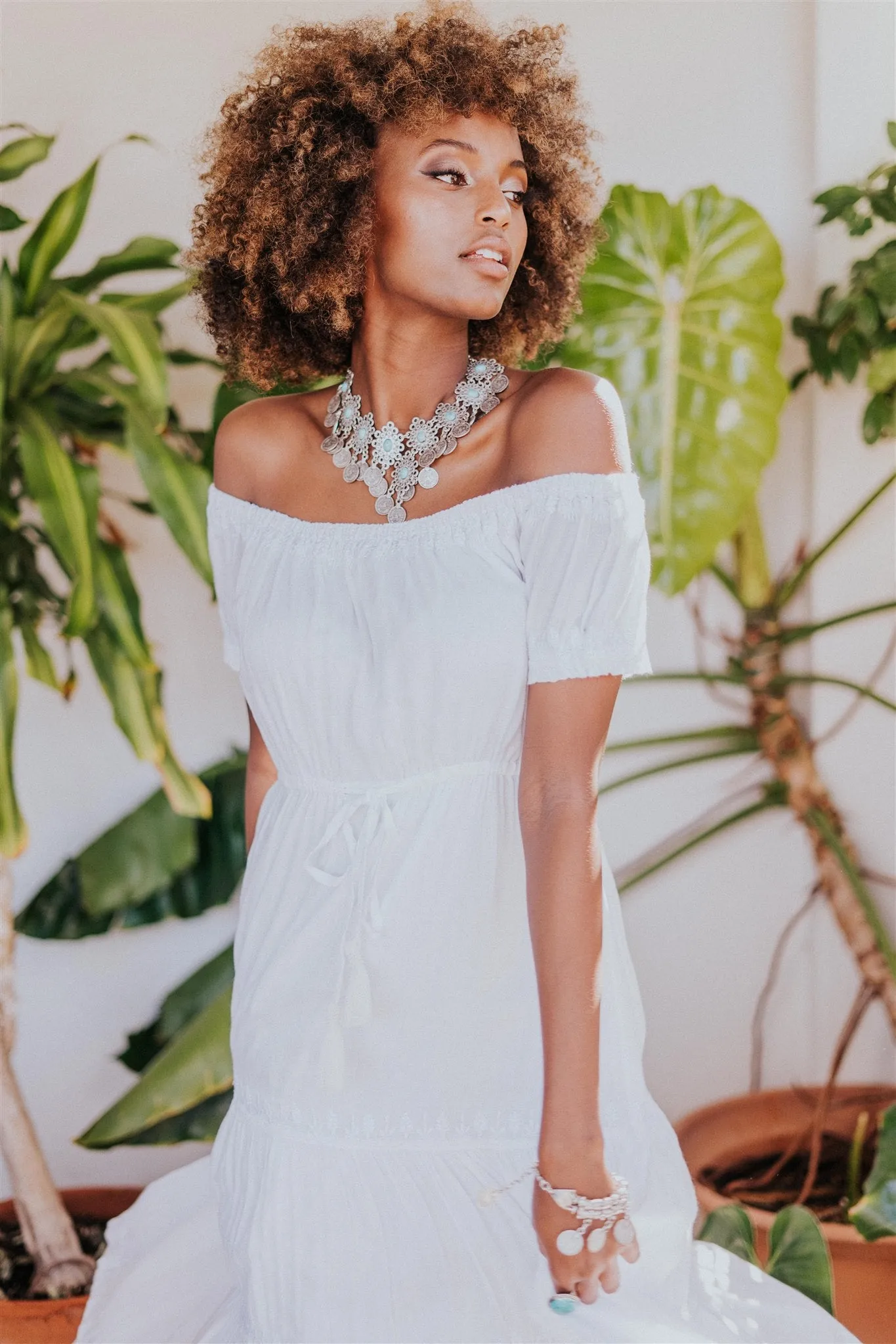 DAYDREAMER MAXI DRESS in SUMMER WHITE
