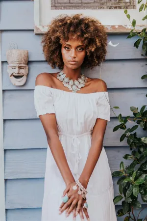 DAYDREAMER MAXI DRESS in SUMMER WHITE