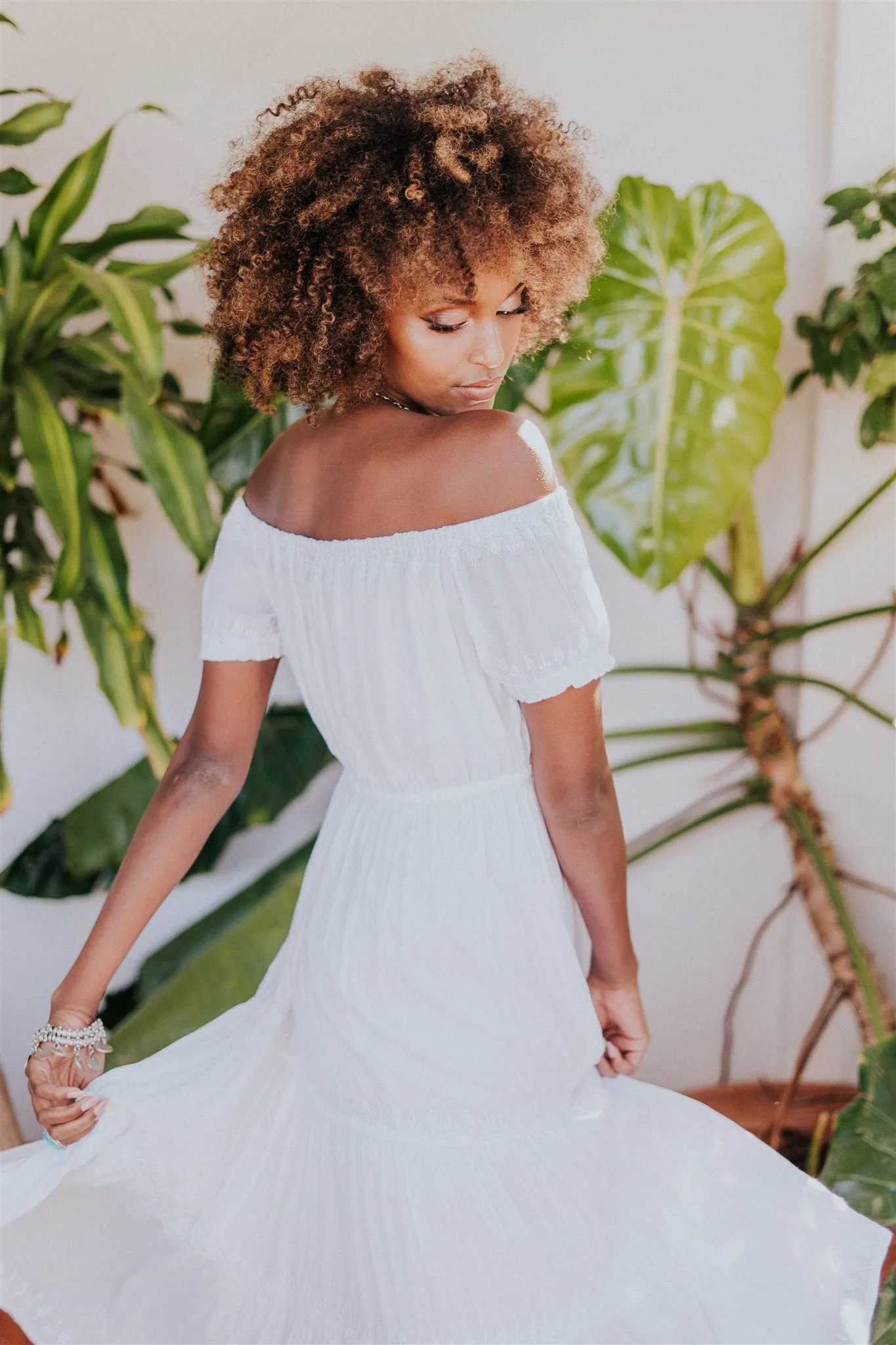 DAYDREAMER MAXI DRESS in SUMMER WHITE