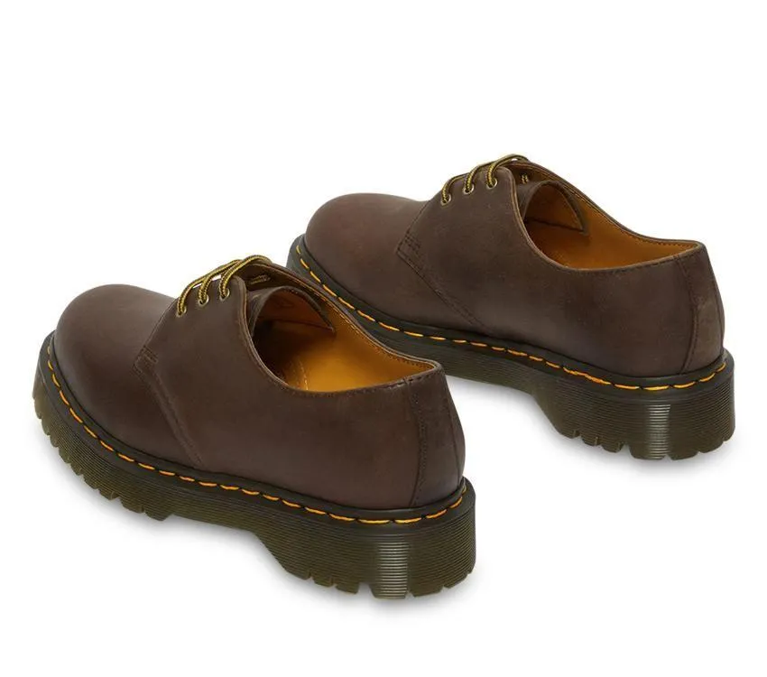 Dr Martens 1461 Bex 3 Eye Dark Brown Crazy Horse