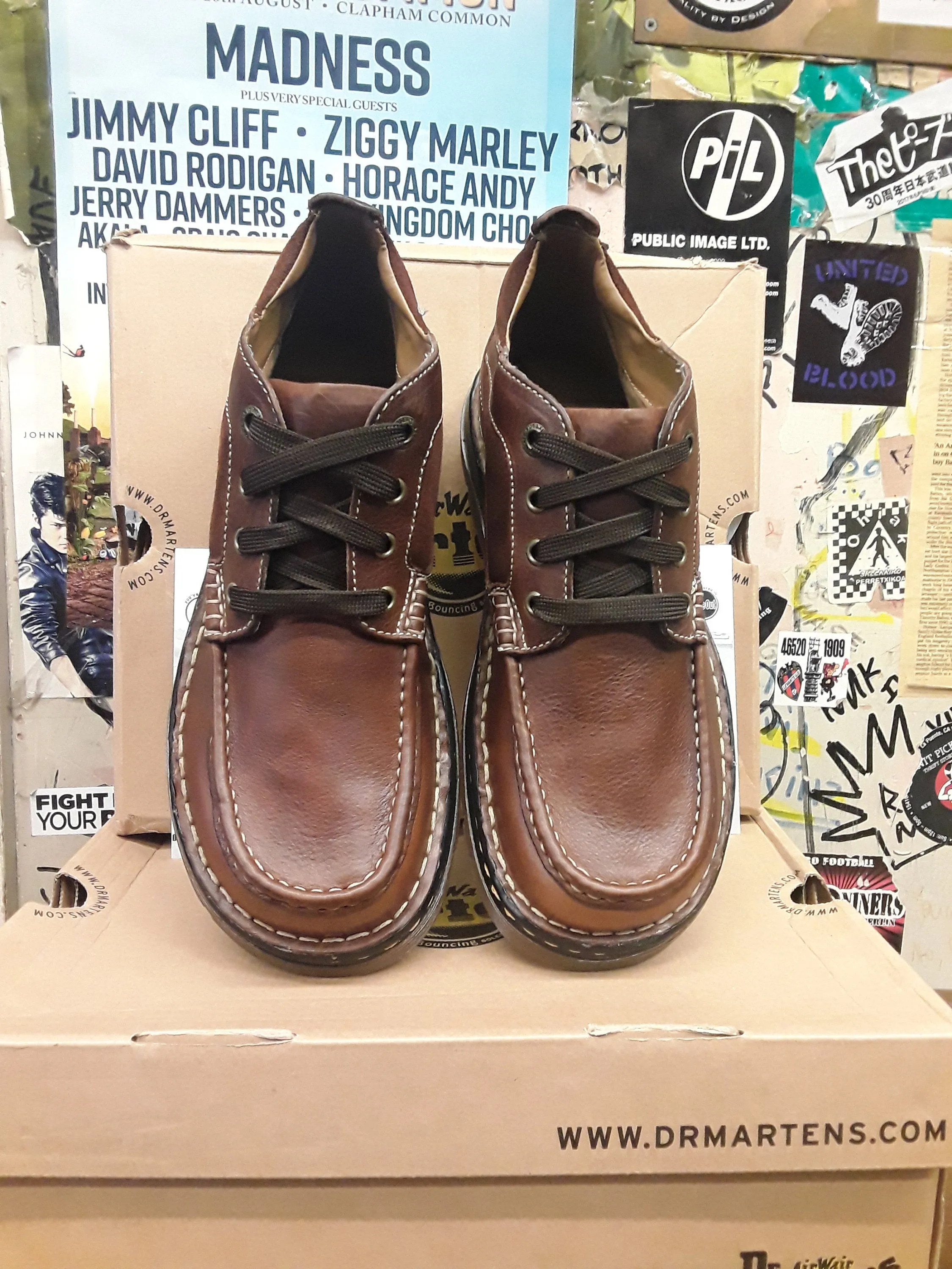 Dr Martens 8C07 Boots Tan Wildhorse Size 7