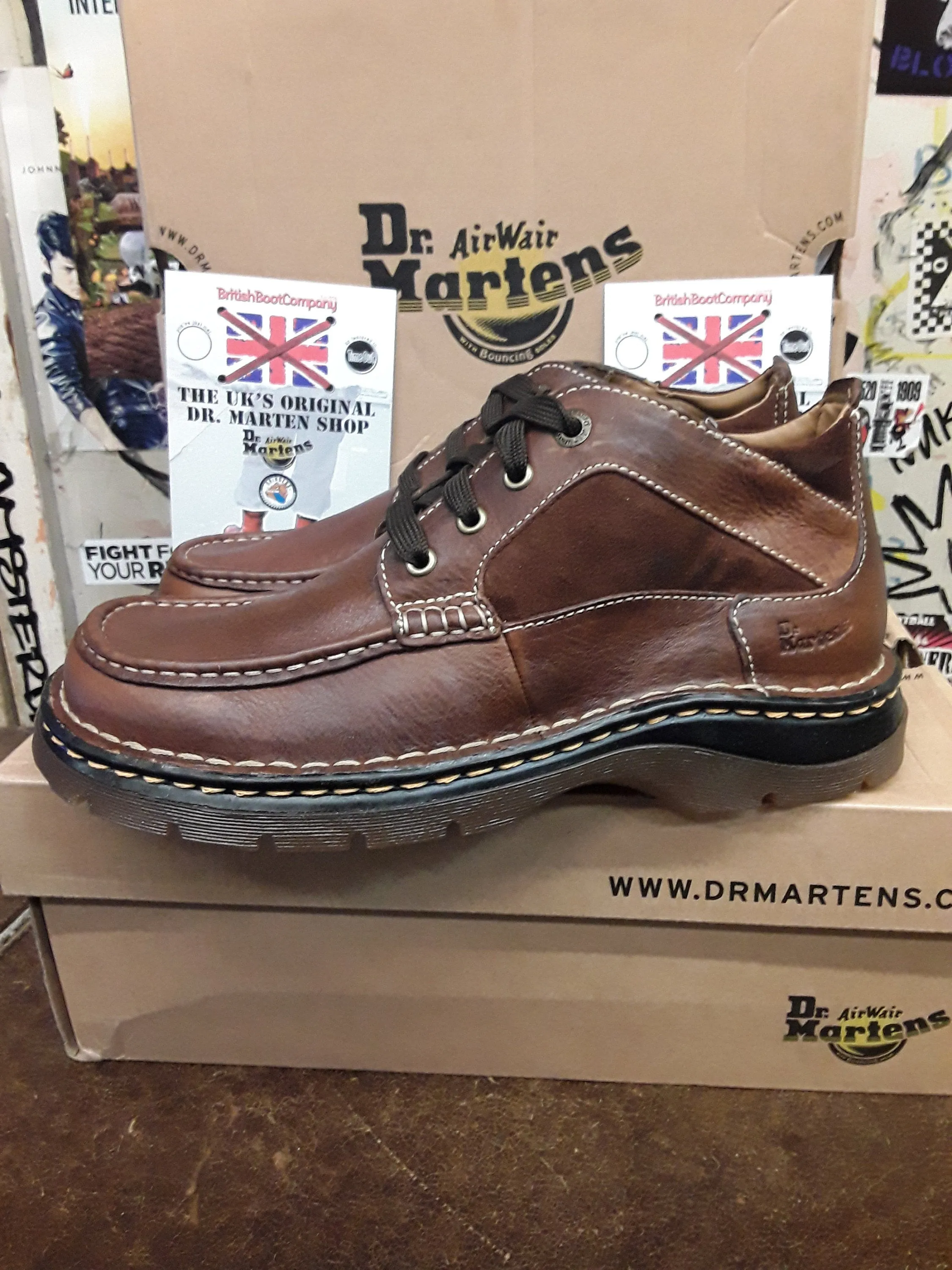 Dr Martens 8C07 Boots Tan Wildhorse Size 7