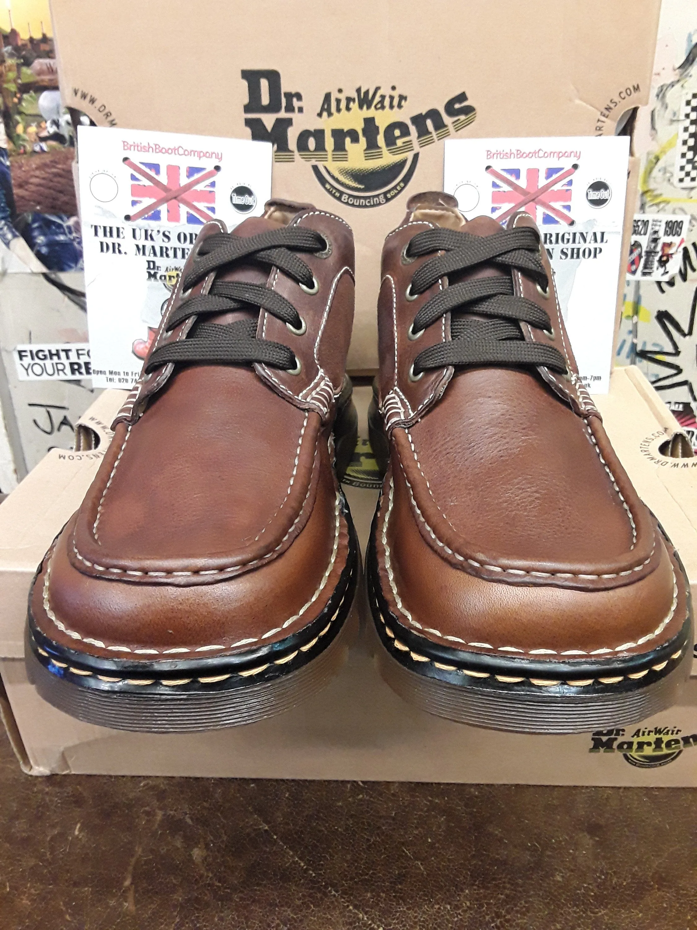 Dr Martens 8C07 Boots Tan Wildhorse Size 7