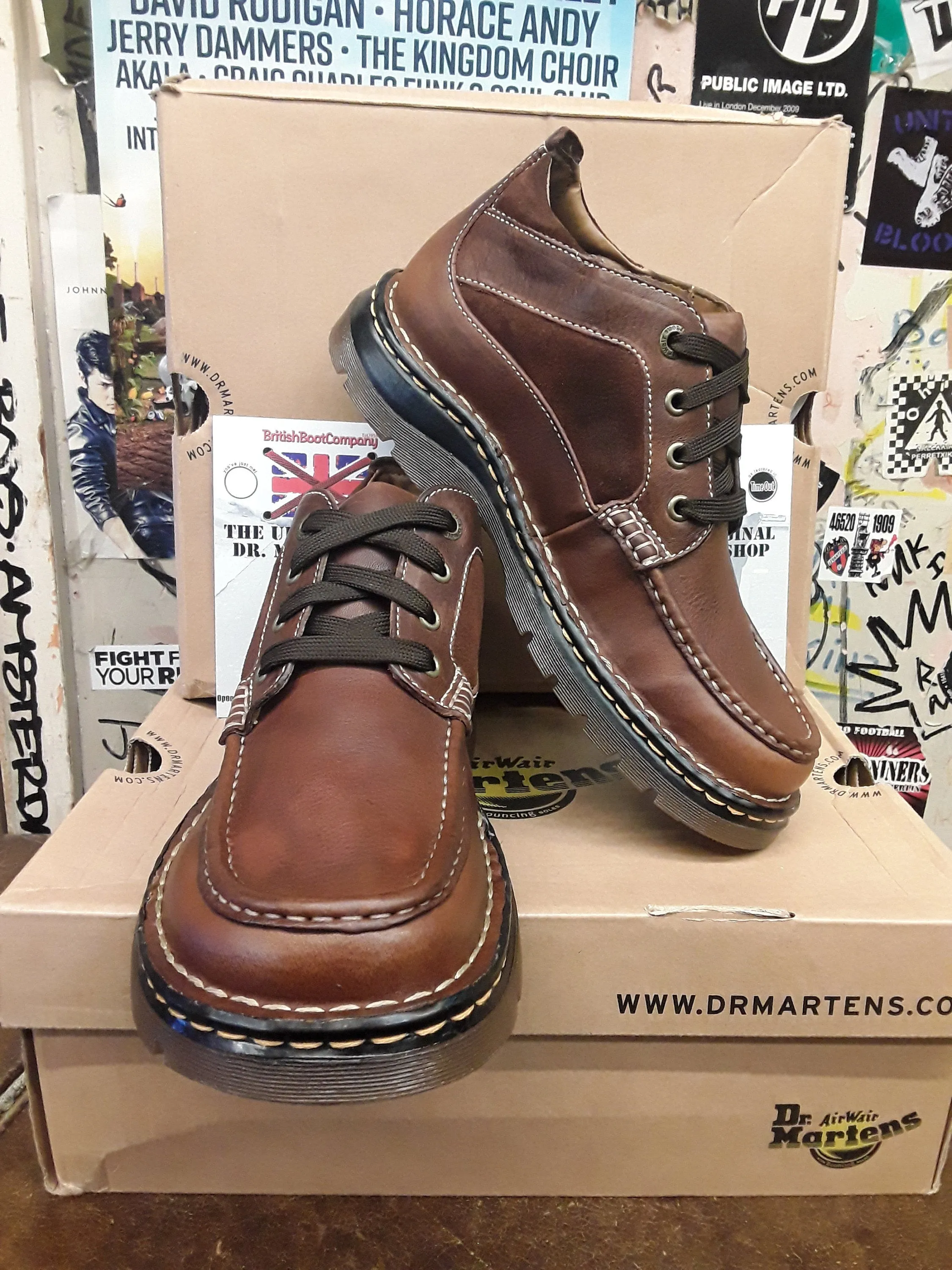Dr Martens 8C07 Boots Tan Wildhorse Size 7