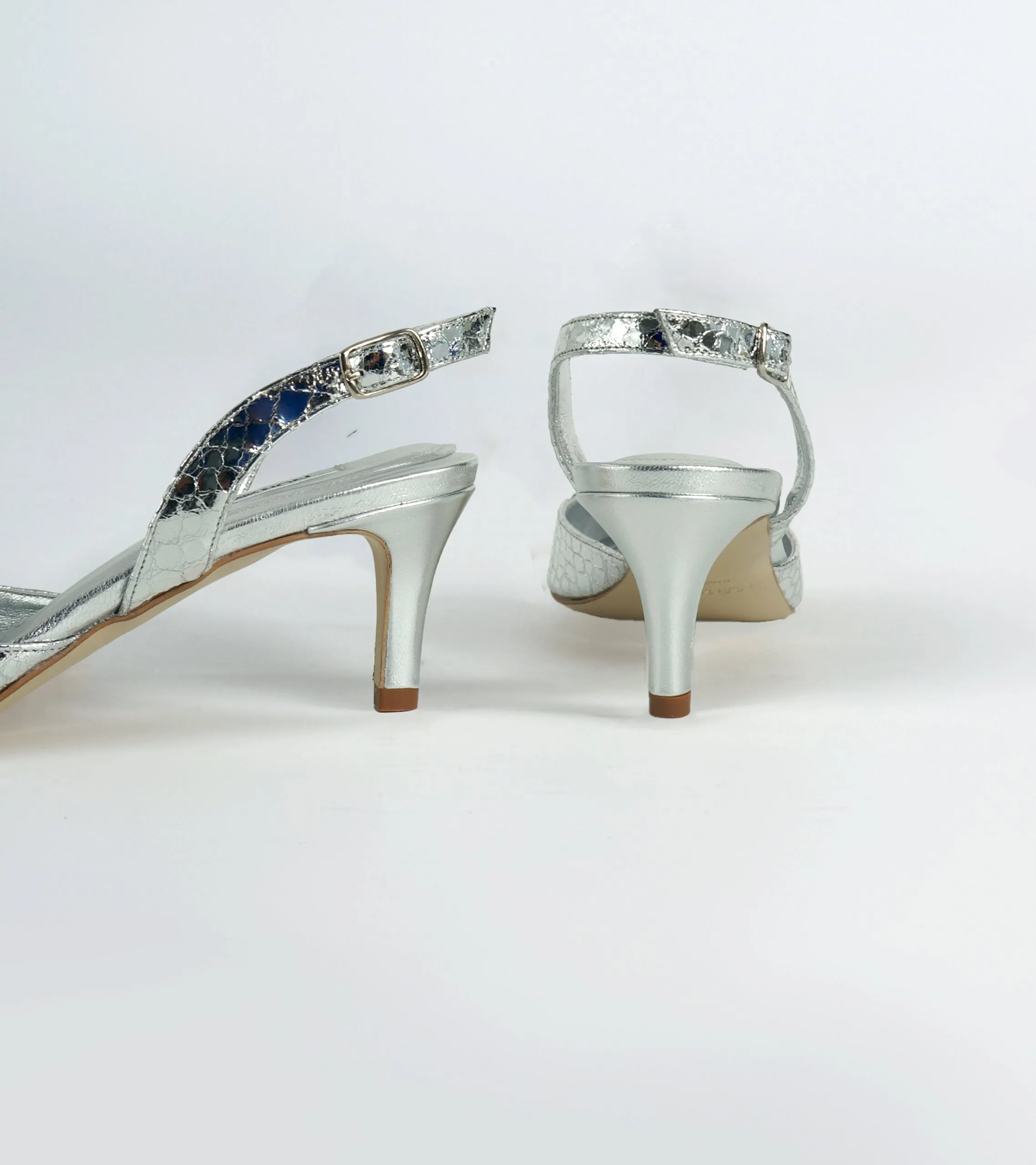 Emmanuela - Laminato Leather Pumps