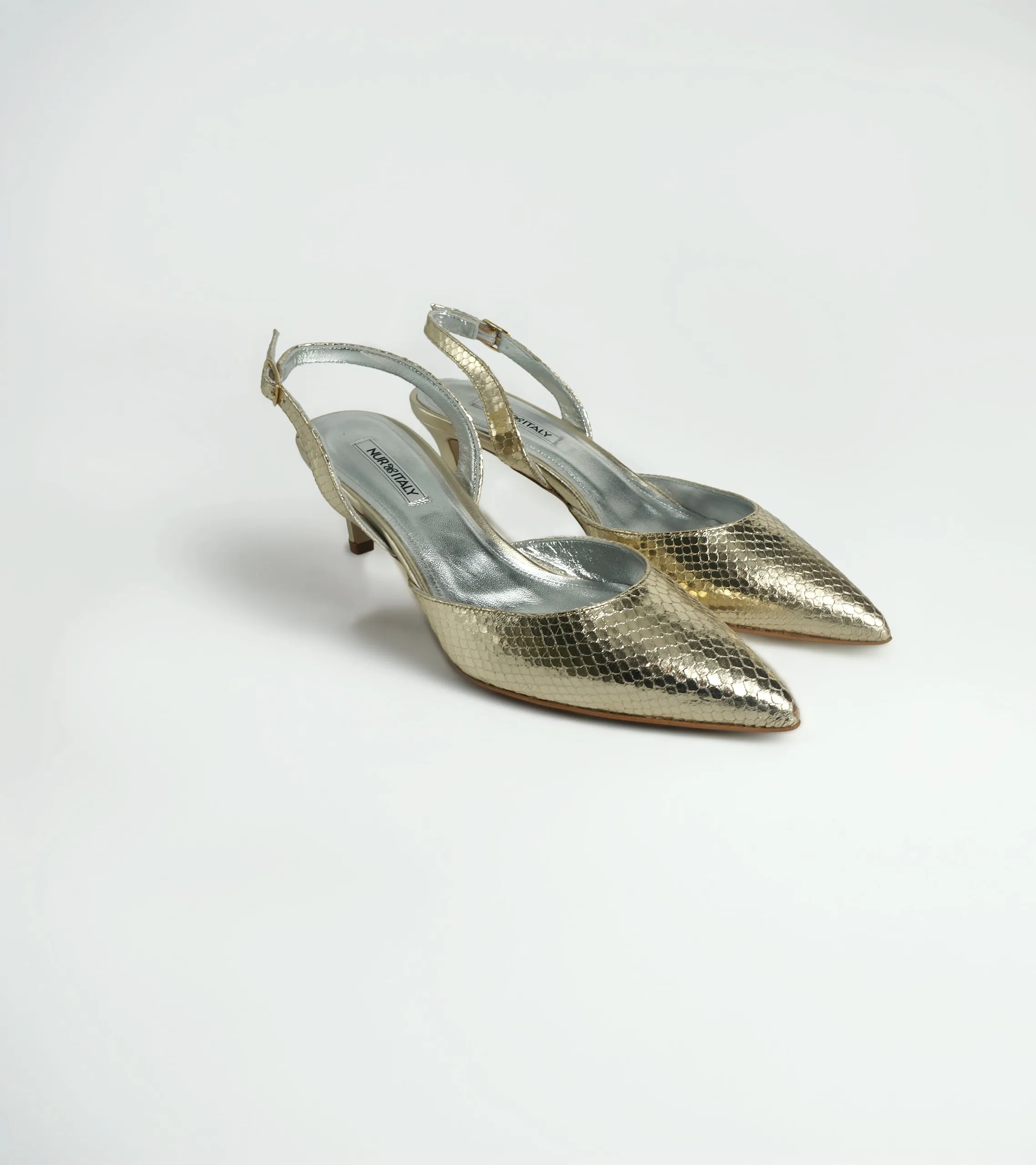 Emmanuela - Laminato Leather Pumps