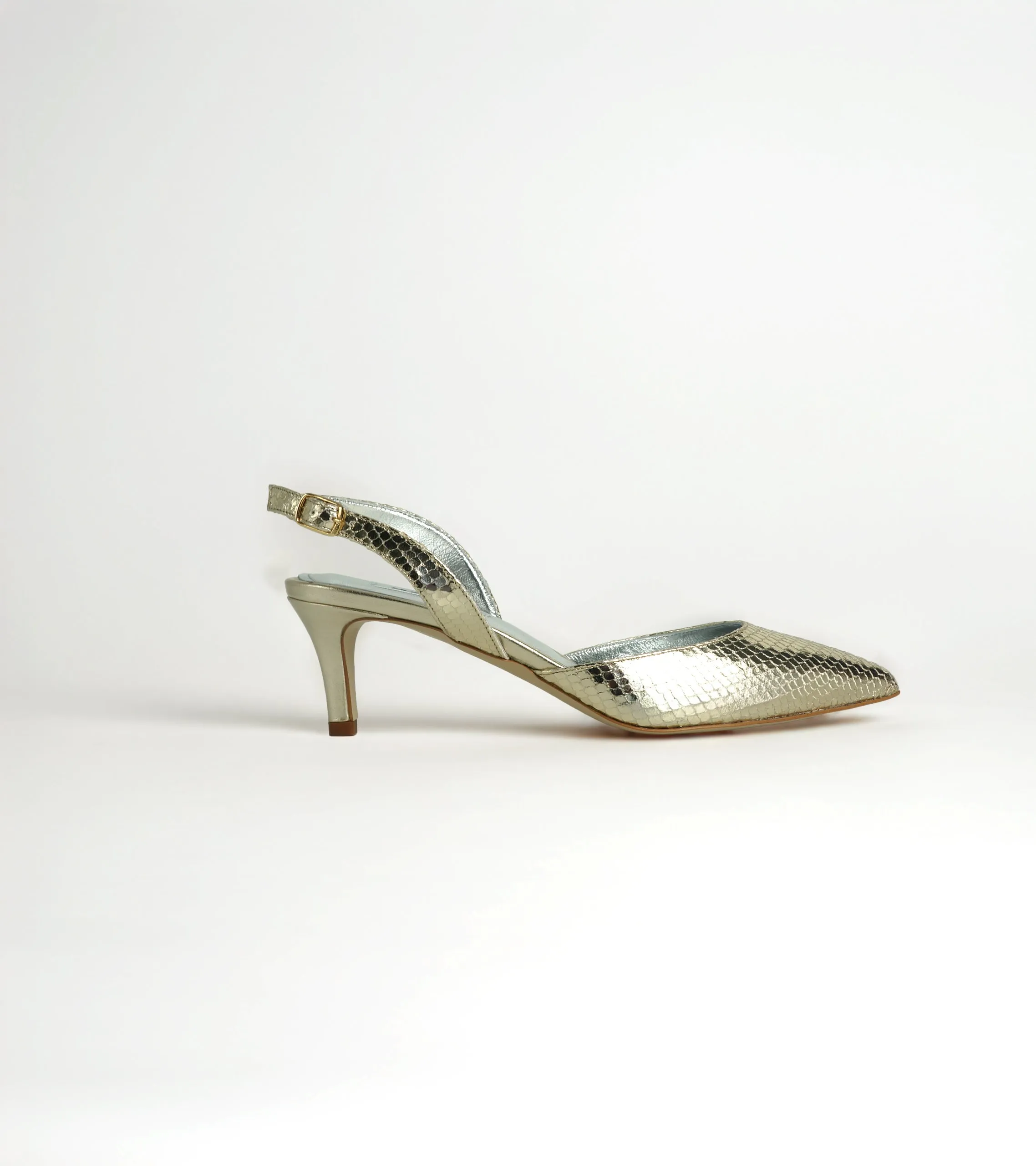 Emmanuela - Laminato Leather Pumps