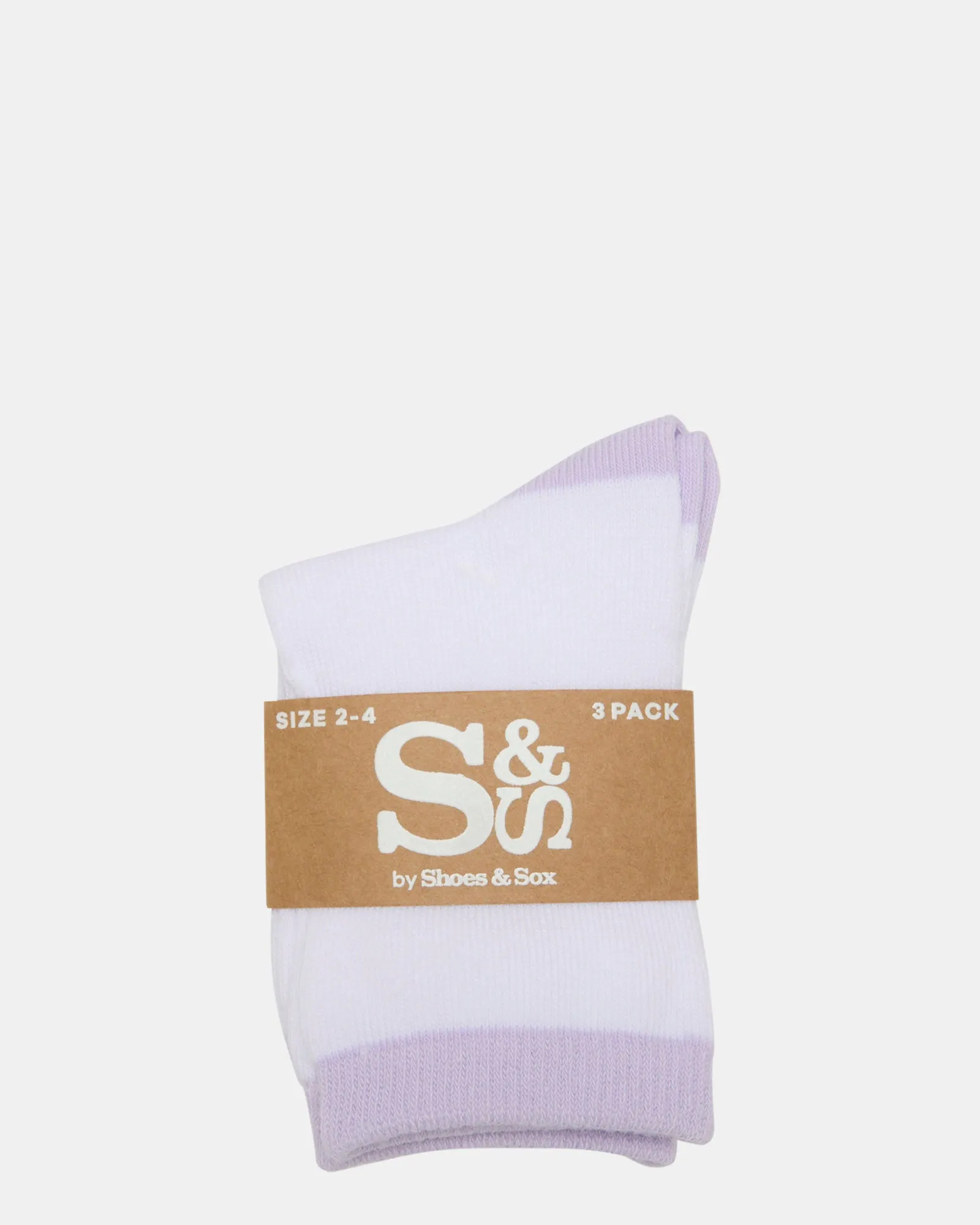Fashion White Base Crew 3pack Pastel Multi