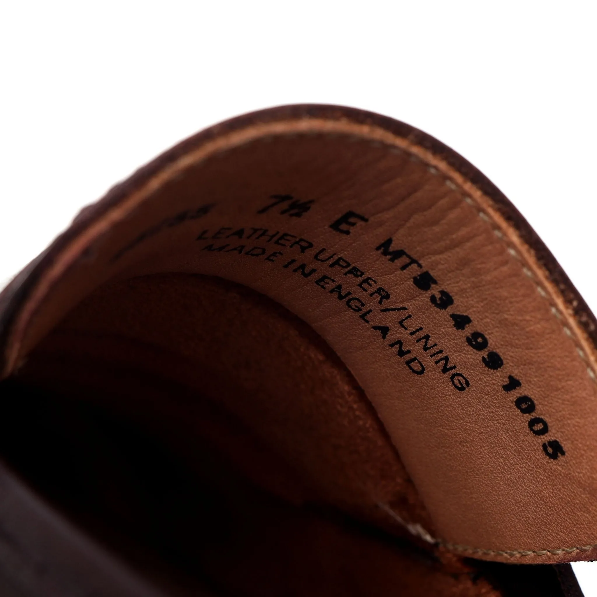 'George' Burgundy Leather Loafer UK 7.5 E
