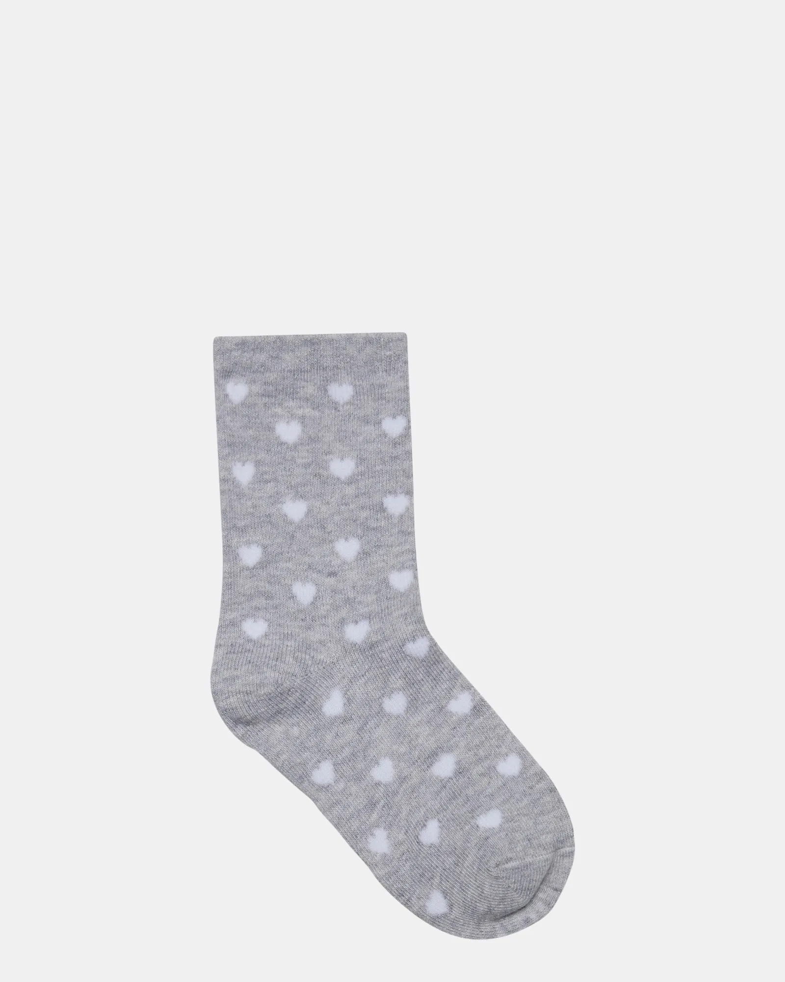 Hearts Crew 3 Pack Grey/White/Pink