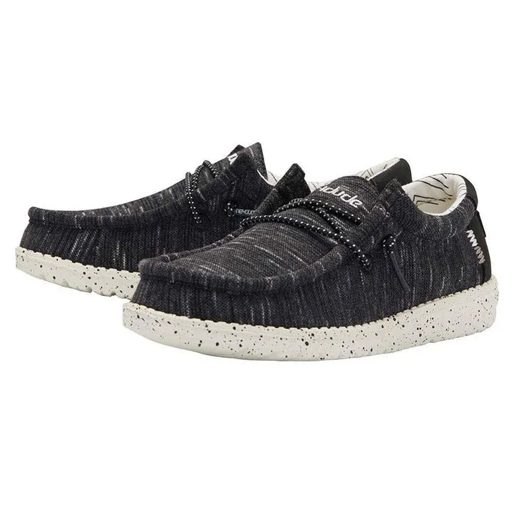 Hey Dude Youth Wally Stretch Black