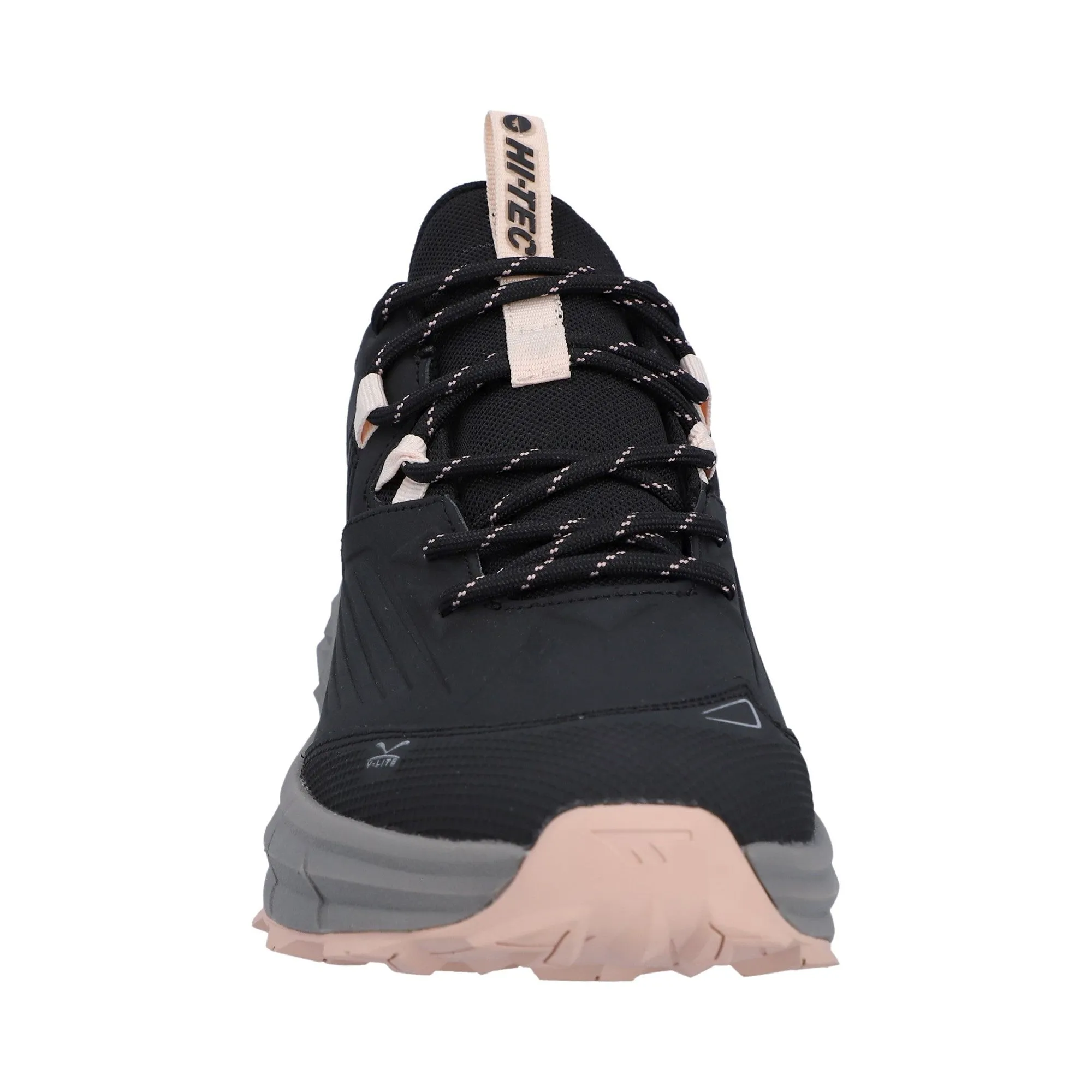 Hi-Tec Fuse Trek Womens Hiking Shoe - Black/Steeple Grey/Cameo Rose