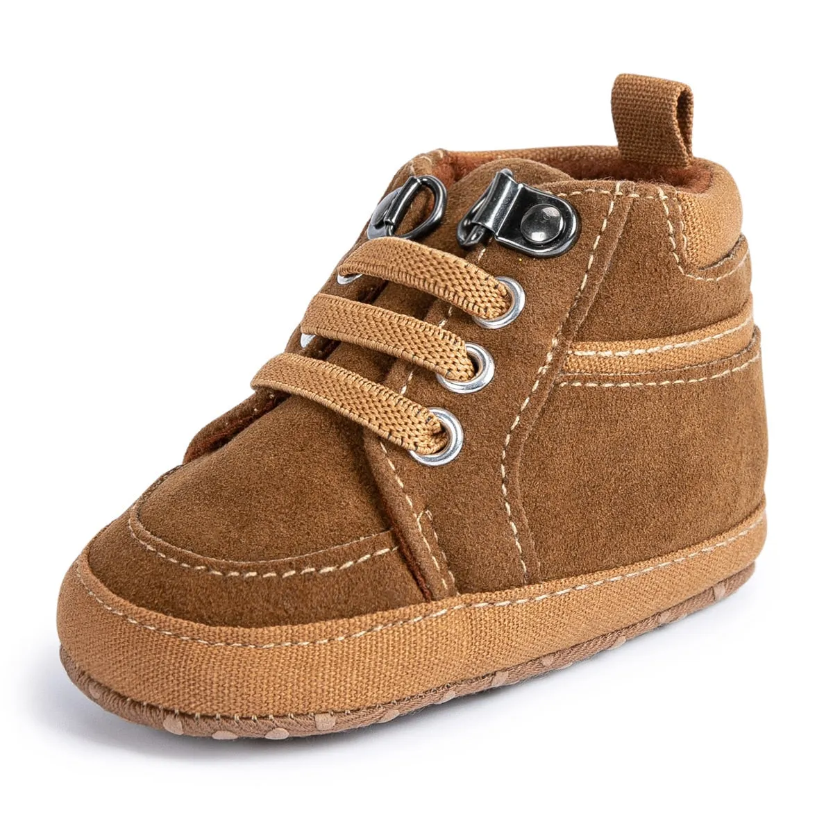 High-top Leather Sneaker 0-18M