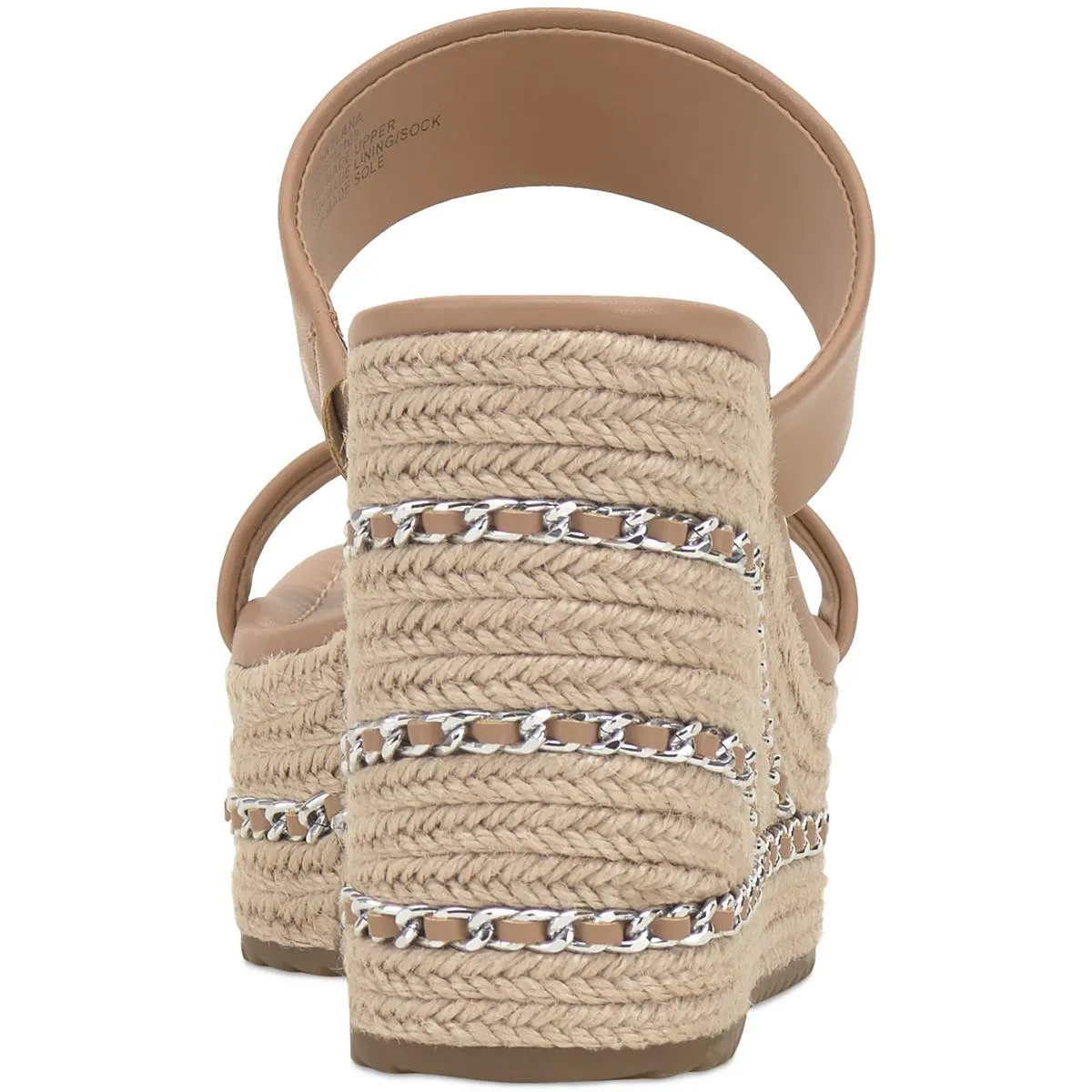INC Womens NYLANA Square Toe  Wedge Sandals
