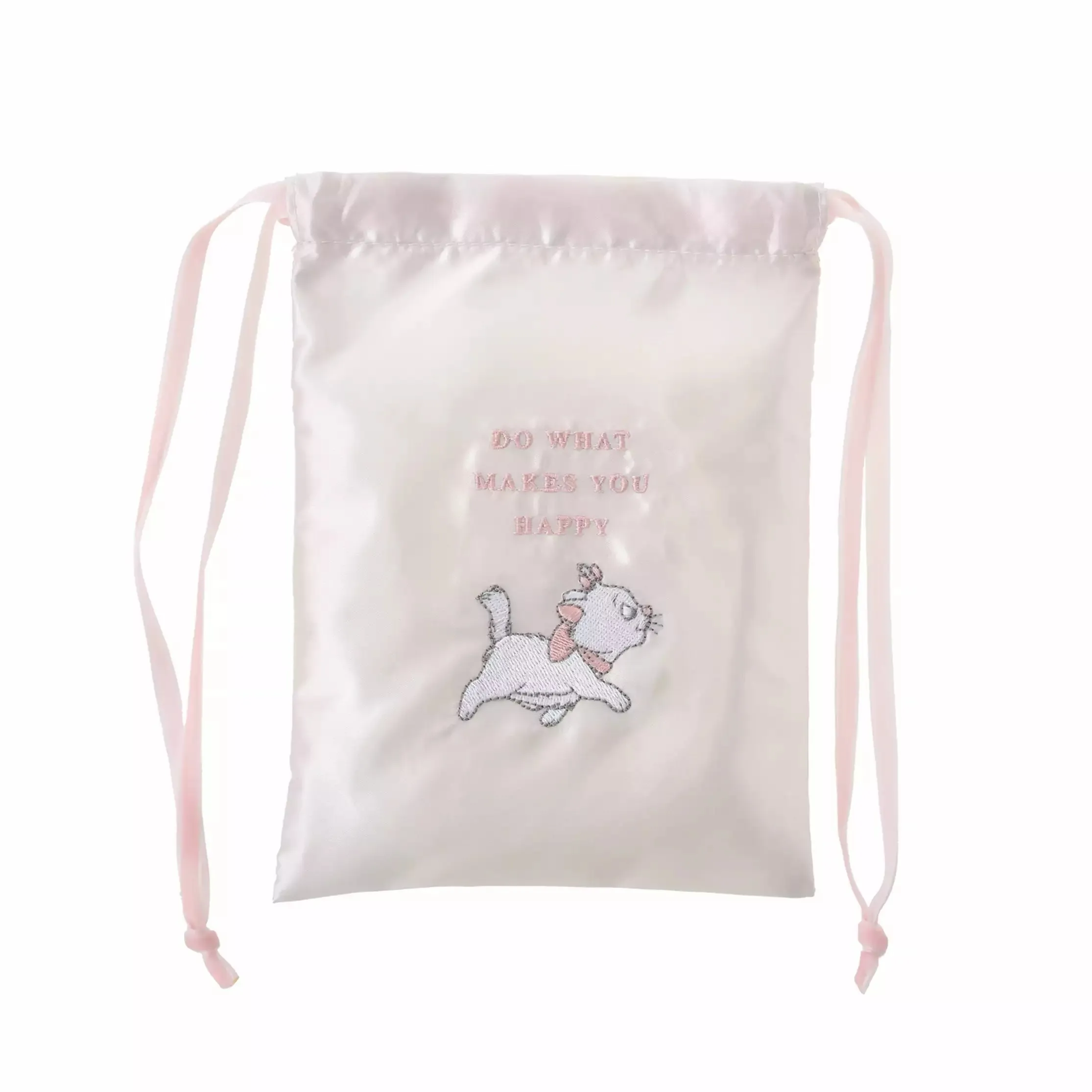JDS - OSHI TRAVEL x Marie Fashionable Cat Room Shoes Foldable with Drawstring Bag