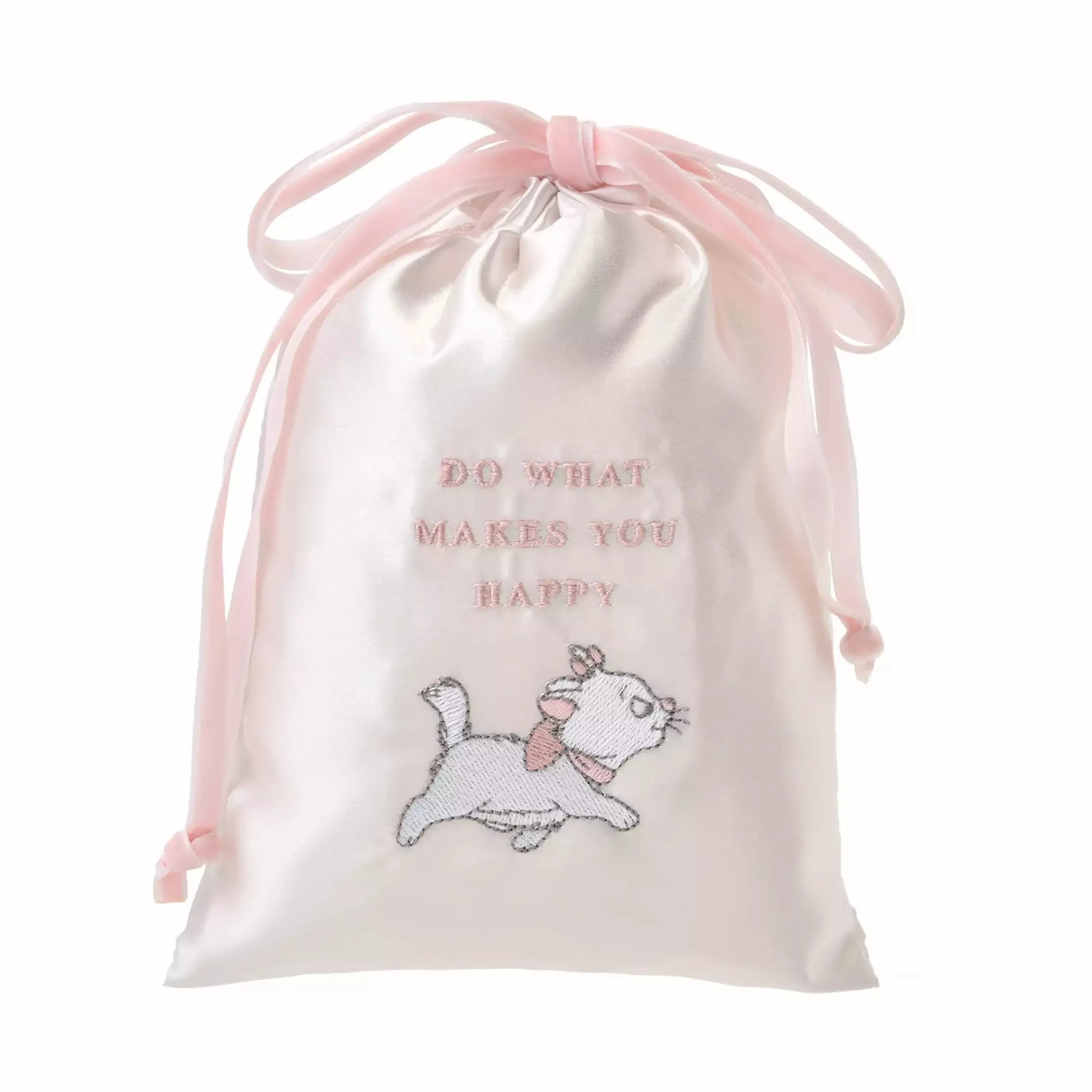 JDS - OSHI TRAVEL x Marie Fashionable Cat Room Shoes Foldable with Drawstring Bag