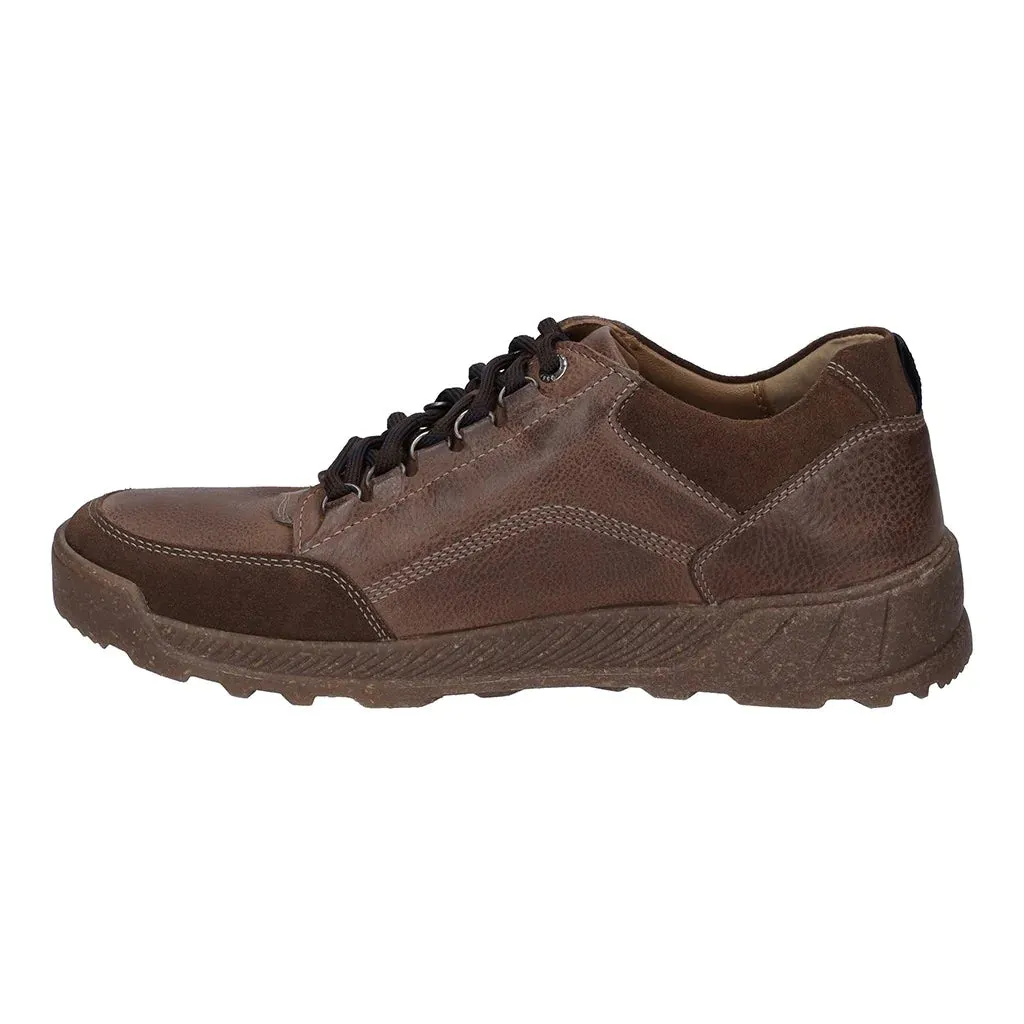 Josef Seibel Men's Raymond 01 Leather Casual Shoes Braun Brown