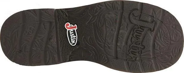 Kid's Justin Boots Glitzi Cactus Print Pink/Tan