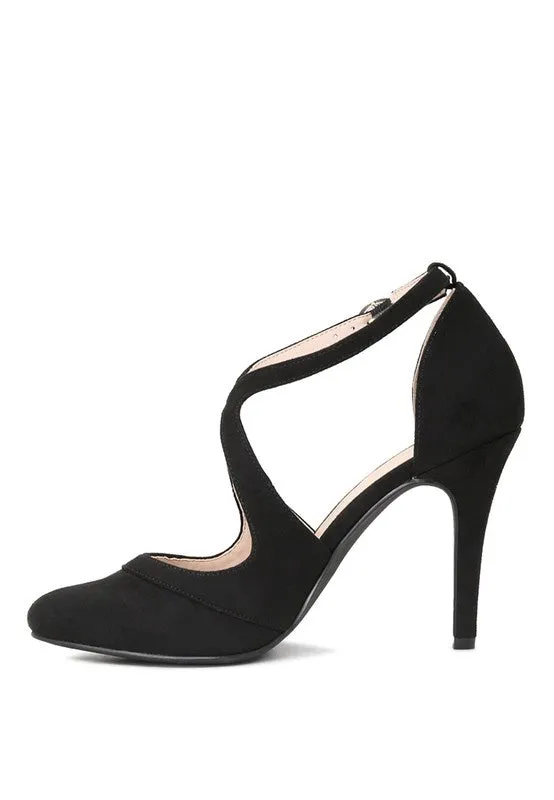 LONDON RAG Closed Toe Strap  Heel Sandal