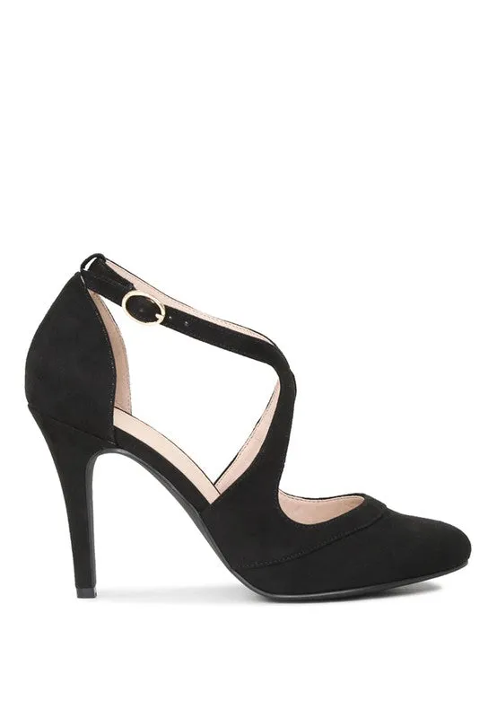 LONDON RAG Closed Toe Strap  Heel Sandal