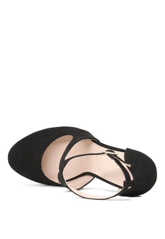 LONDON RAG Closed Toe Strap  Heel Sandal