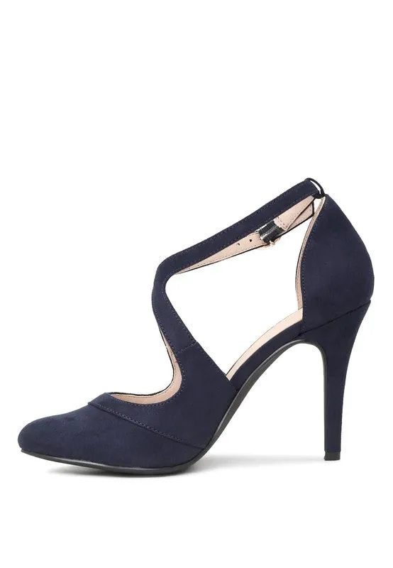LONDON RAG Closed Toe Strap  Heel Sandal